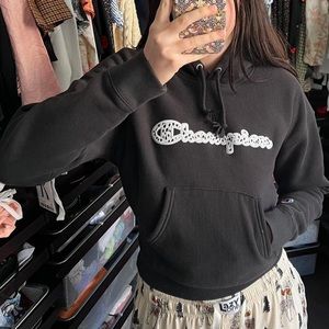 Black Champion Animal Print Hoodie